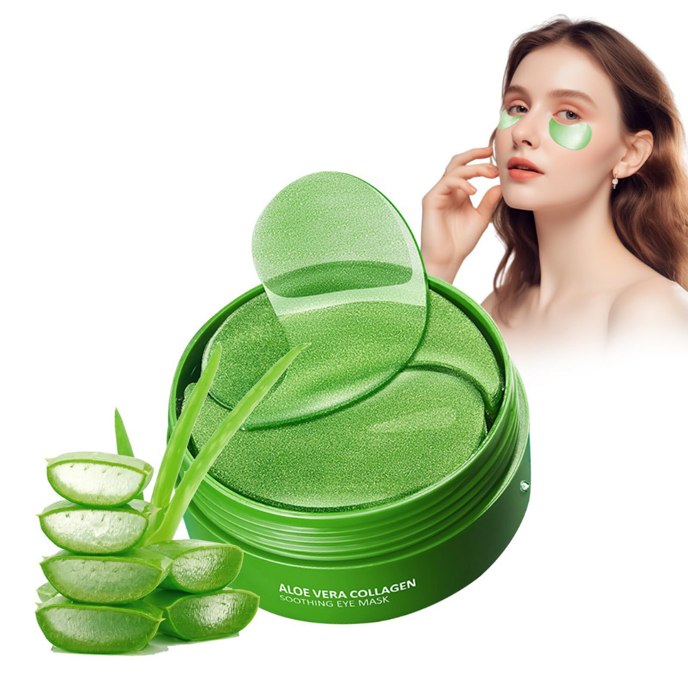 SAODER | Patch Occhi Hydrogel Aloe Vera e Collagene – 60 pcs